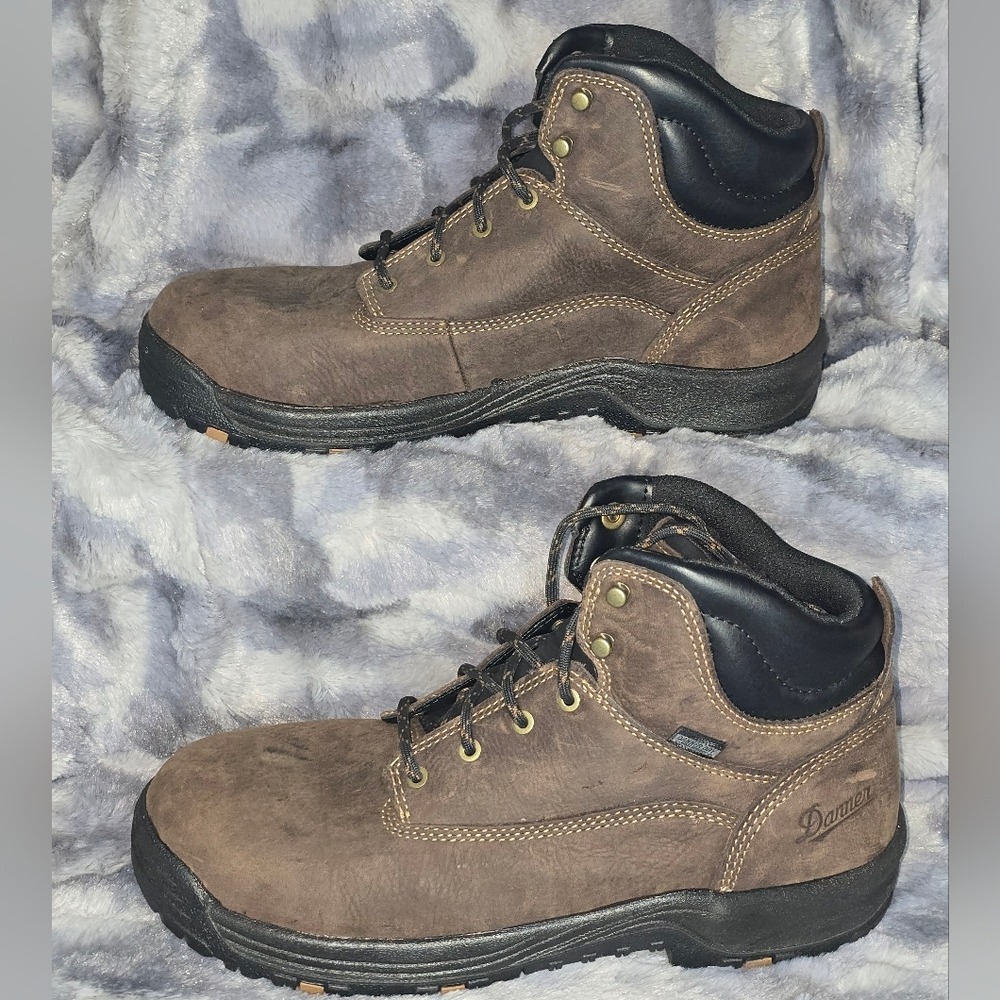 NEW Danner Caliper 5" Brown Leather Waterproof EH Work Boots Women Size 11